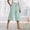 #0249-Mint Green, variant on Karight Women's Linen Capri Pants Wide Leg with Drawstring Elastic Waist Casual Cropped Pant