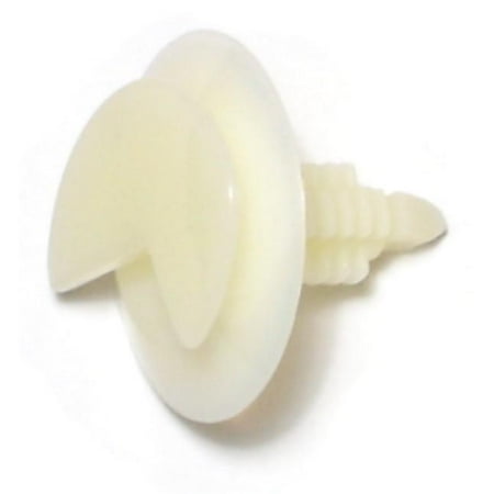 

15/16 x 5/16 x 11/16 White Plastic Door Trim Panel Retainers (15 pcs.)