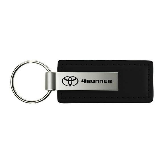 Toyota 4Runner Keychain & Keyring - Premium Black Leather