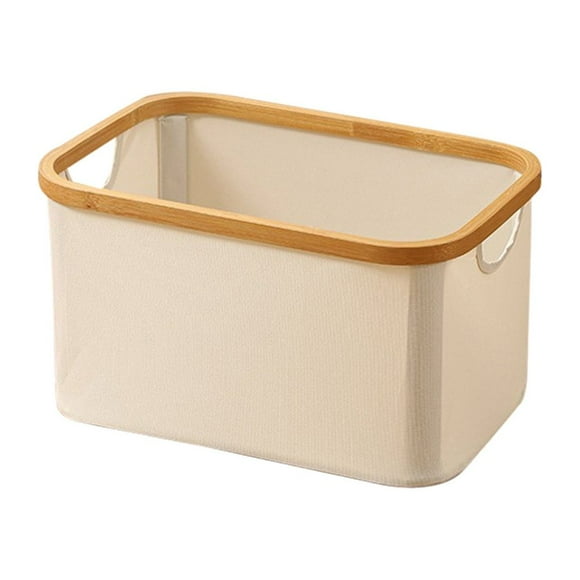 LOVEVER Laundry Hamper Laundry Basket Freestanding Laundry Hamper Tall Clothes Hamper with Extended Handles for Clothes Toys In The Dorm and Family- Laundry Basket Beige