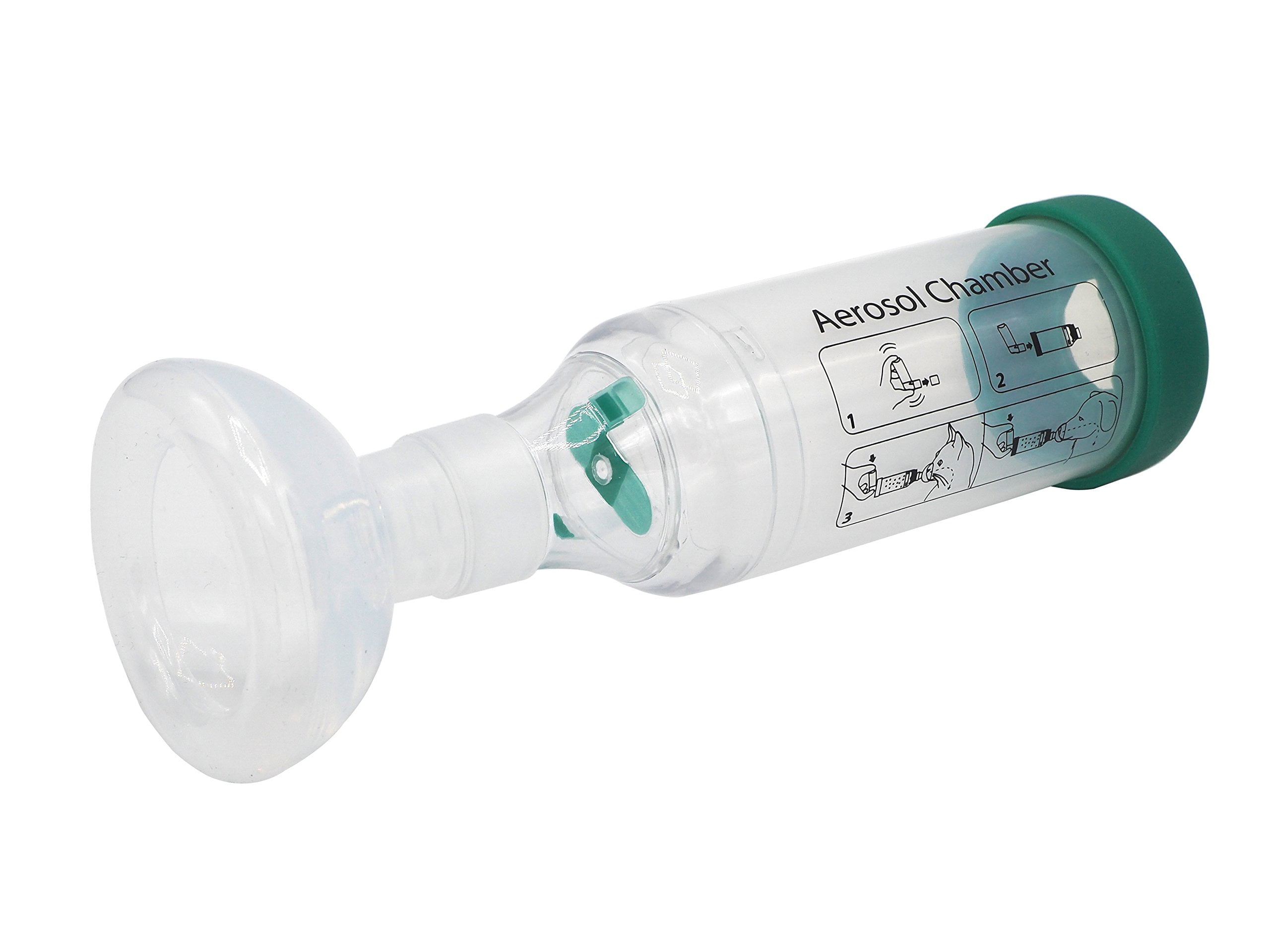 Dog Aerosol Chamber (3 Masks) Canine Inhaler Spacer for Dog Asthma