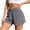 #03 Gray 【Mix, Match & Rotate: Stock Up on Daily Colors】, variant on Women's Cotton Loose Shorts Pants, High Waist Slim Fit with Pockets, Casual Summer Beach & Active Outdoor Wear, Womens Shorts | UKHCCC,Black XL