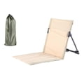 thumbnail image 3 of Yellow Folding Beach Chair Portable Seat Low Beach Chair Suitable for Fishing, Barbecue, Hiking and Outdoor Activities, 3 of 5
