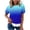 A56 Brown, variant on Womens Trendy Ombre Gradient Puff Short Sleeve Blouses Layered Ruffle Hem Peplum Crewneck Elegant Casual Summer Vacation Flowy Babydoll Tunics Tops Shirts