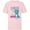 Soft Pink, variant on Disney PIXAR Lightyear Sox Check Me-Owt - Short Sleeve T-Shirt for Kids - Customized-Athletic Heather