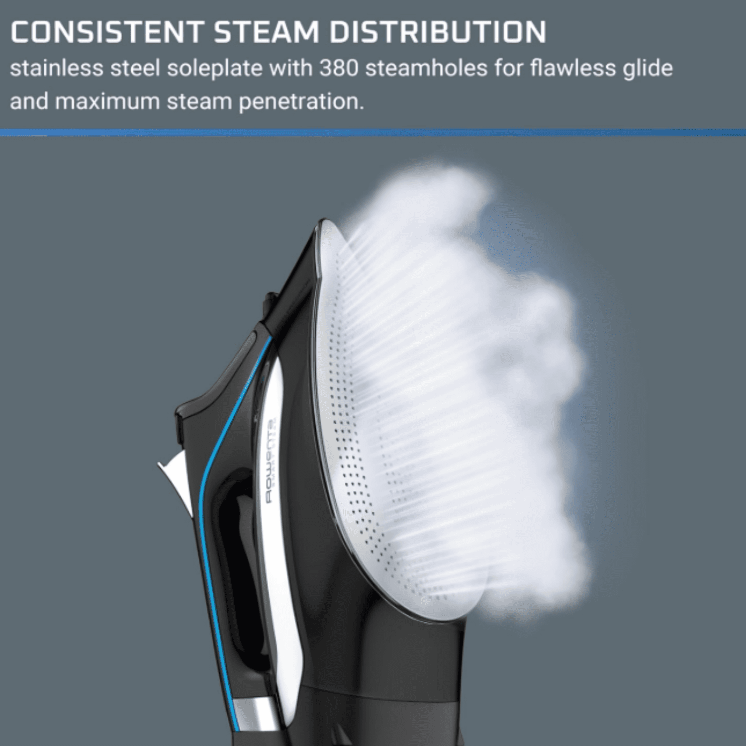 Smart Steam Iron, Perfect Temp Technology, 35 Gram/Minute of Continuous Steam Output, DW3261U1, Auto Shutoff, Black
