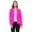 Magenta, variant on Women's Casual Long Sleeves Office Workwear Solid Blazer Jacket S-3XL