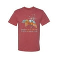 thumbnail image 2 of Wild Bobby, And Into The Forest I Go To Lose My Mind, Animal Lover, Men Graphic Tee, Vintage Heather Red, Medium, 2 of 4