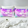 thumbnail image 3 of Erosebridal Kawaii Unicorn Comforter Cover Twin , Stars Room Decor, 2pcs (No Comforter), 3 of 6