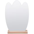 thumbnail image 1 of Wooden Base Desktop Cosmetic Mirror Dorm Desktop Acrylic Irregular Mirror Makeup Mirror, 1 of 8