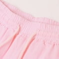 thumbnail image 6 of Glisme Casual Pants For Women Fashion Solid Large Pocket Elastic Capris Pants Pink Trousers Regular Fit, 6 of 9