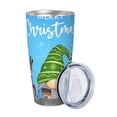 thumbnail image 2 of Salouo Merry Christmas Gnome Print 20oz Tumbler with Lid,Stainless Steel Vacuum Insulated Tumbler Durable Insulated Coffee Mug Thermal Cup with Splash Proof Sliding Lid-Without Straw, 2 of 8