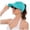 A11-Mint Green, variant on NordicNest Sun Hats for Women Wide Brim UV Protection Sun Visor Hats UPF50 Lightweight Foldable Ponytail Sports Cap