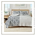 thumbnail image 3 of Great Bay Home Elevated Coastal Reversible Cotton Twin / Twin XL Quilt Set, 3 of 6