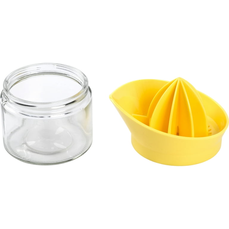 Juicer with glass clearance container