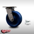 thumbnail image 2 of 6 Inch 316SS Solid Poly Swivel Caster with Delrin Bearing and Swivel Lock SCC, 2 of 2