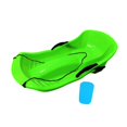 thumbnail image 2 of Almencla Snow Sled Classic Wear Resistant with Pull Rope Thickened with Brakes Sledge Green, 2 of 8