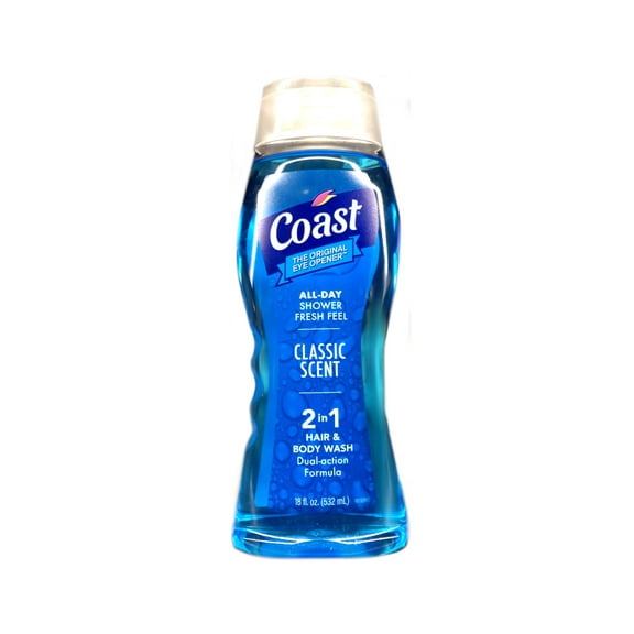 Coast Classic Scent Hair & Body Wash 18oz Each