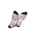 thumbnail image 5 of Sigee Rose Flowers for Contrast Design Crew Soft Moisture-Wicking Socks Crew Casual Athletic Stretchy Loose Socks, 5 of 7