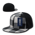DECKY PLAID FLEXL FITTED TWO TONE CAP CAPS HAT HATS For Men Women Salt