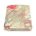 thumbnail image 2 of CADecor Floral Throw Blanket Bed Sofa Blanket 58x80 inches, 2 of 3