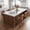 Brown, variant on Genpo Bar Stools Set of 2, 26 inch Counter Height Bar Stools, Swivel Barstools with Backs, Footrest, Wooden Legs for Kitchen Island, Brown Leather