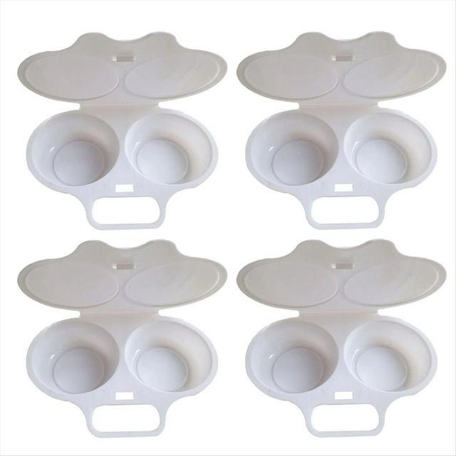 Vaporizador de Huevos para Microondas, Molde Redondo para Cocinar Huevos Al Vapor, Herramienta para Hervir Huevos, Utensilio de Cocina para Cocinar Huevos