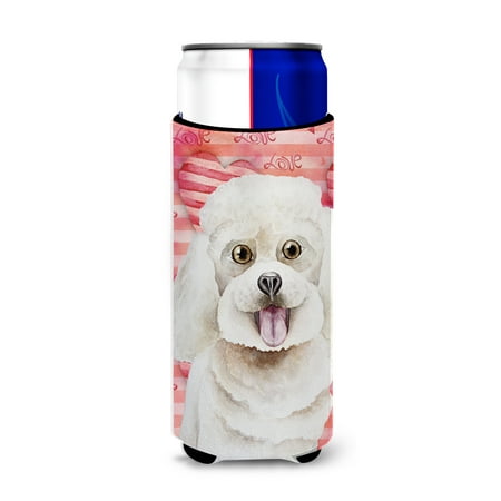 Bichon Frise Love Michelob Ultra Hugger for slim cans (Best Food For Bichon)
