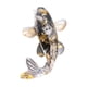 thumbnail image 2 of Figura de pez koi, mini estatua de pez coleccionable de Feng Shui, escultura de resina, suerte Negro, 2 of 8