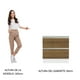 thumbnail image 4 of Mostrador 80 cm 2 Cajones Blanco Glamy Madesa - Blanco, 4 of 10