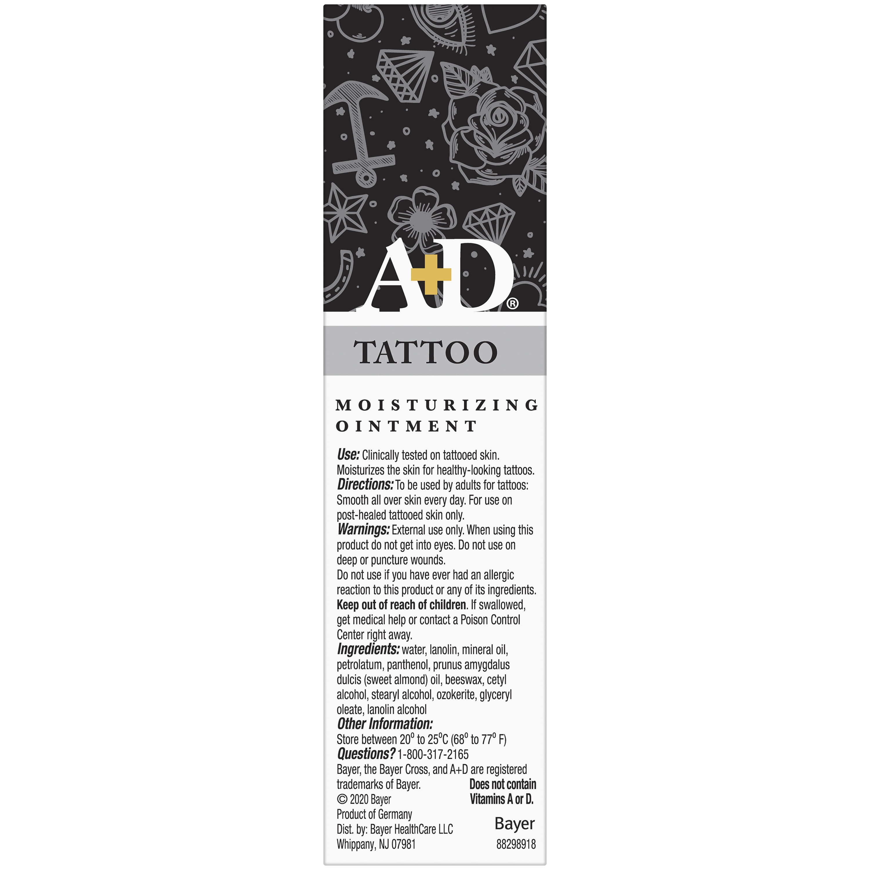 A&D Tattoo Moisturizing Ointment, 3.5 oz - Mariano's