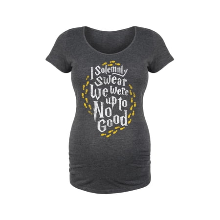 Bloom Maternity - I Solemnly Swear We Were Up To No Good - Maternity Scoop Neck T-Shirt
