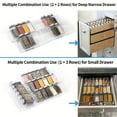 thumbnail image 2 of Spice Drawer Organizer, Clear Expandable Spice Rack Tray 4 Pack for Kitchen, 2 of 7