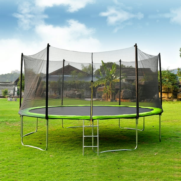 Clearance! 14Foot Round Trampoline, Trampoline for Kids with Safety