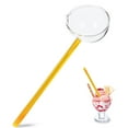 thumbnail image 1 of Cuchara de cristal para servir, cuchara para sopa, cuchara para postre, cuenco transparente, 1 of 6