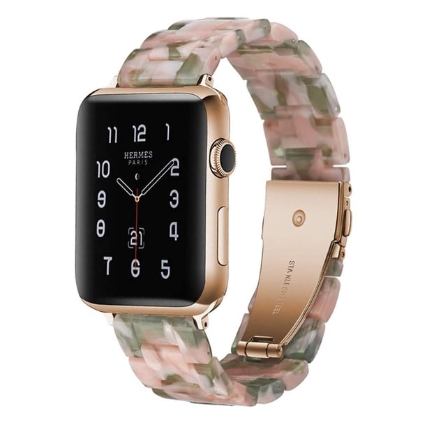 Compatible con Apple Watch Strap 38-40 mm / 42-44 mm Series 5/4/3/2/1, accesorio de correa de reloj de reemplazo de correa de resina delgada Adepaton 2033262-18