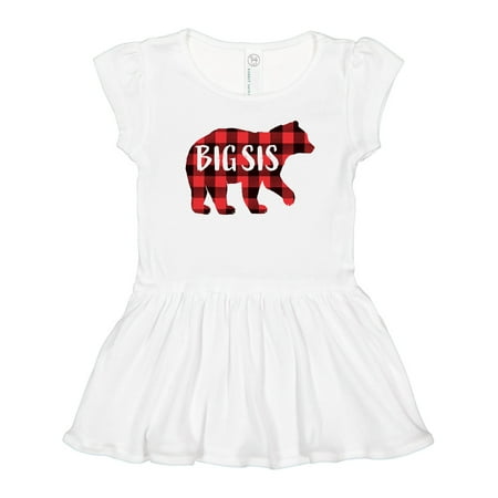 

Inktastic Big Sis Gift Toddler Girl Dress