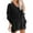 Black(Fashion), variant on ZHYou Womens Dresses Romper Short Sleeve V-Neck Flowy Wide Leg Drawstring Waist Casual Summer Comfort Dresses,Blue,2XL