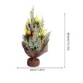 thumbnail image 3 of Bewildely Árbol de Navidad Cono de pino artificial Boda Año Nuevo Decoración de Navidad Hogar Hotel Centro de Ornamento para niños Niños Kits de decoración para fiestas L Tipo 3 Bewildely HA070118-05, 3 of 5