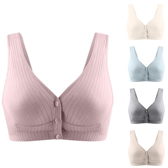 Admvng Womens Bras Wireless Front Closure Comfortable Support Bra