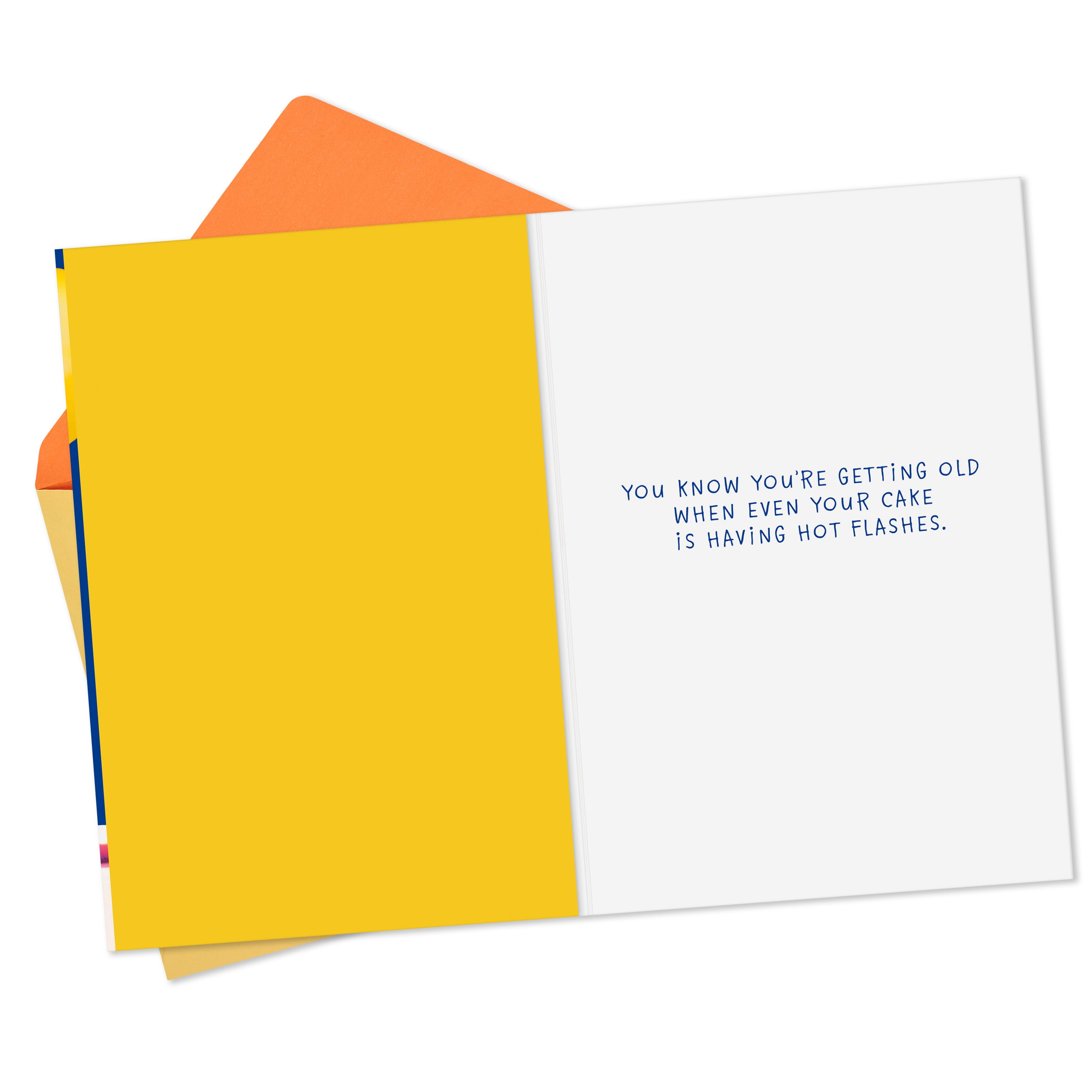 Hallmark Greeting Card BD FLAMING CK