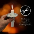 thumbnail image 3 of Ner Mitzvah Heavy Duty Aluminum Foil Candle Holder Set of 50, 3 of 5