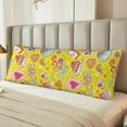 thumbnail image 2 of Naloa Love Heart1 Body Pillow Cover, Pillowcases with Hidden Zipper Breathable Long Pillow Case (Pillows are not included,20x54 inch), 2 of 7