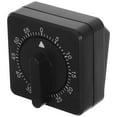 thumbnail image 5 of TABLETREANDS Compact Abs Black Kitchen Timer Mechanical Timer For Cooking And Baking 1Pcs, 5 of 8