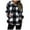 Black, variant on Women's Hooded Sweatshirts with Pockets Drawstring Long Sleeve Plaid Printed Zipped Hoodies 2025 Fall Fashion Jackets Y2K Outfits