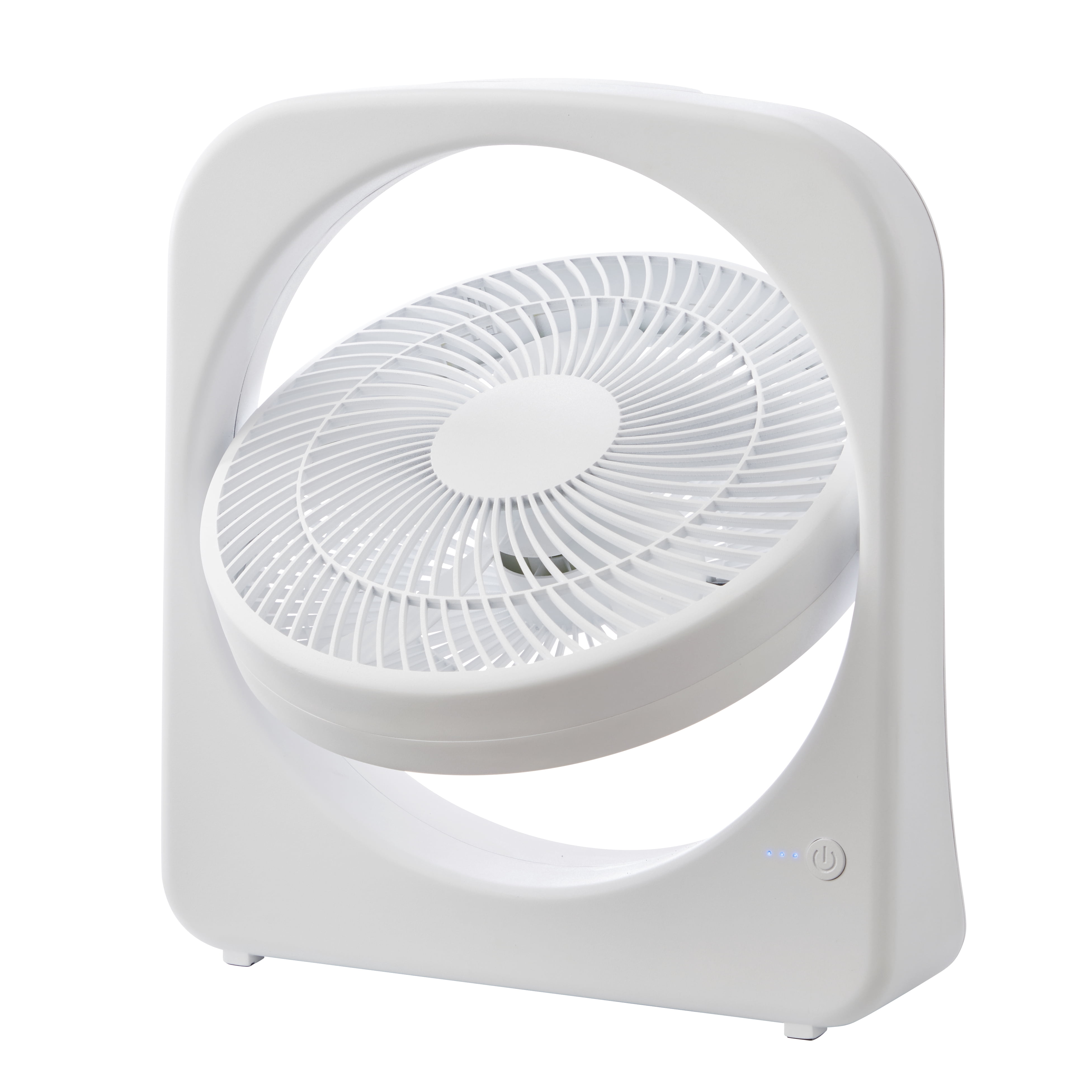 Mainstays 9 in Portable Fan, White