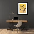 thumbnail image 4 of John James Audubon 18x24 Black Modern Framed Museum Art Print Titled - Maryland Yellowthroats (1855), 4 of 5