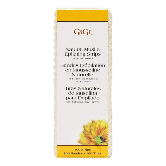 Gigi Natural Small Muslin Epilating Strips