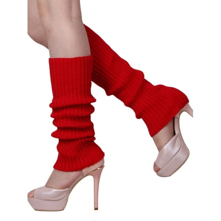 

Douhoow Women Autumn Leg Warmers Knitted Stretch Knee High Elastic Warm Stockings