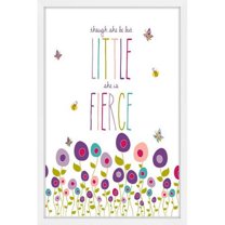 Marmont Hill "Little But Fierce" by Karen Zukowski Framed Painting Print